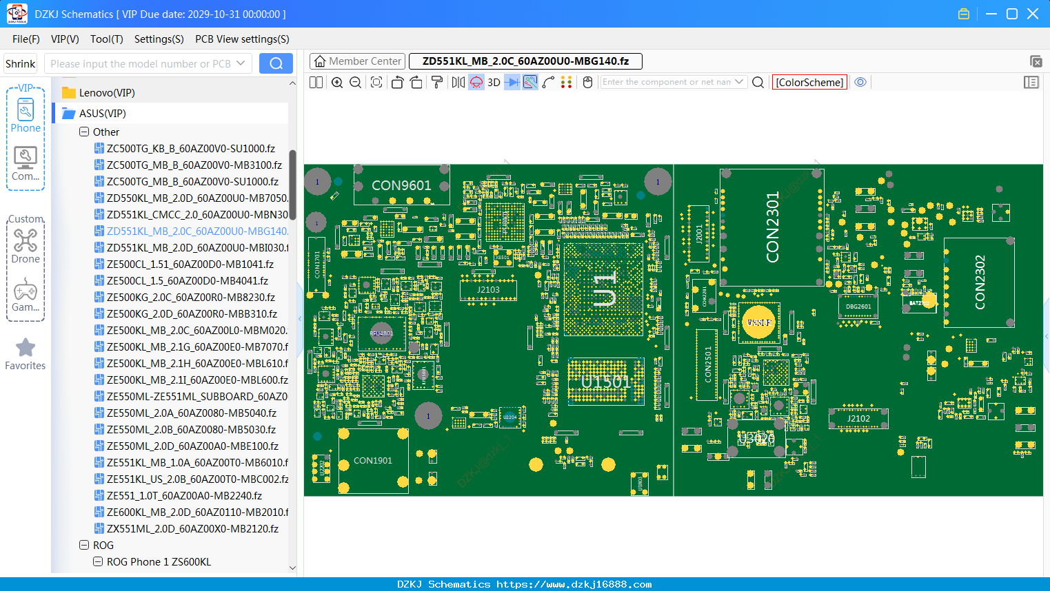 ASUS ZD551KL_MB_2.0C_60AZ00U0-MBG140